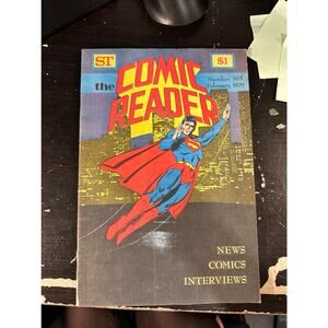 The Comic‎ Reader Magazine Number 165 February 1979 Superman Cover